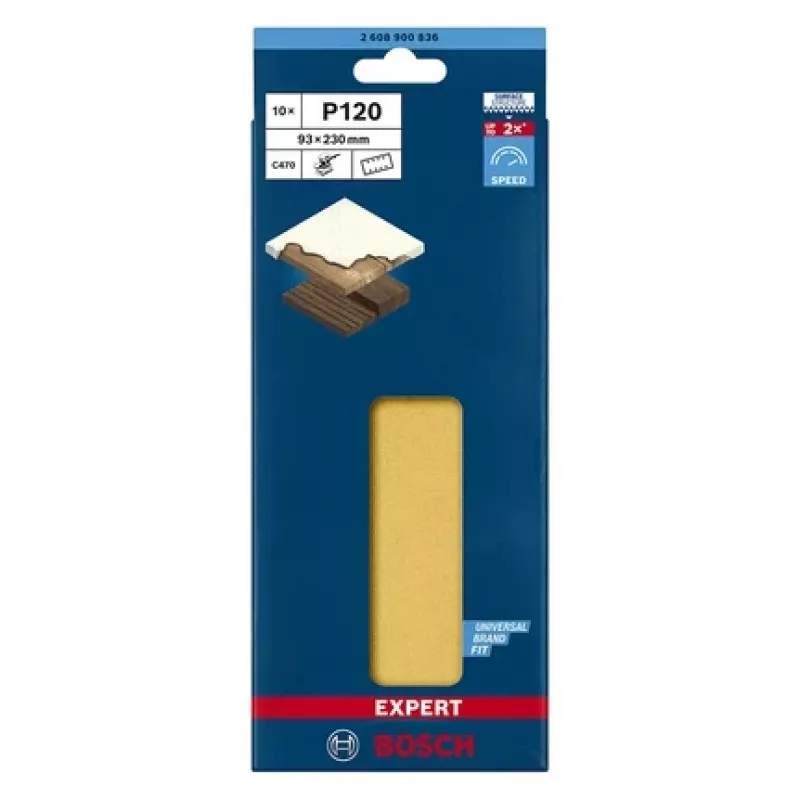 Bosch 2 608 900 836 schuurblad voor hout en lak