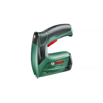 Nietmachine Bosch PTK 3,6 LI Office Set — draadloos, Li‑Ion 1,5 Ah, nietlengte 4 mm–10 mm, breedte 50 mm