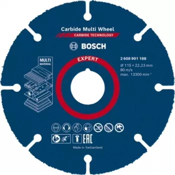 Bosch 2 608 901 188 roterend gereedschap schuur-/schuurtoebehoren doorslijpschijf voor kunststof, hout