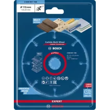 Bosch 2 608 901 188 roterend gereedschap schuur-/schuurtoebehoren doorslijpschijf voor kunststof, hout