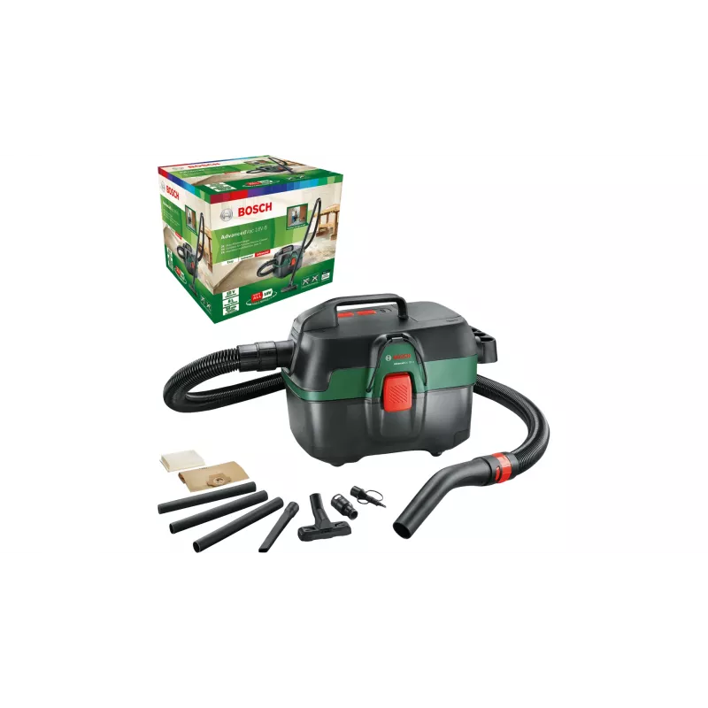 Bosch AdvancedVac 18V-8 8 L cilinderstofzuiger nat&droog stofzakken