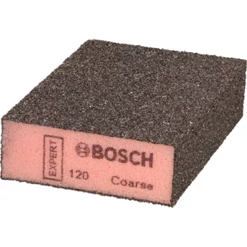 Schuurspons Bosch 2608901678 Combi Block voor handmatig schuren van hout en lak, afgeronde rand en scherpe zijde, Bosch oppervlaktestructuur