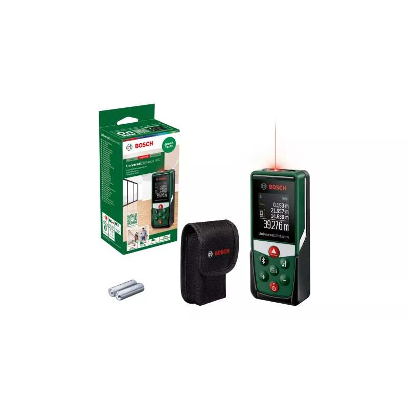 Laserafstandsmeter Bosch UniversalDistance 40C — bereik 40 m, nauwkeurigheid 1 mm