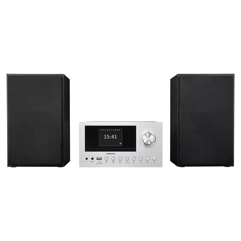 MEDION LIFE P85003 home-audio-microset 30 W zwart, zilver