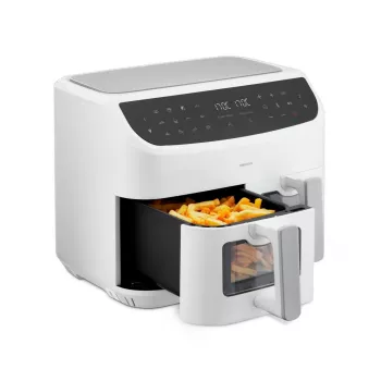 MEDION LIFE P20 Double 8.7 L 2600 W heteluchtfriteuse wit