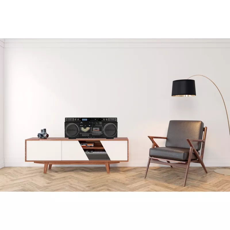 Muzieksysteem MEDION LIFE P66538 — 20 W, 2-weg luidspreker, DAB+/FM/PLL, Bluetooth, lcd-display, zwart