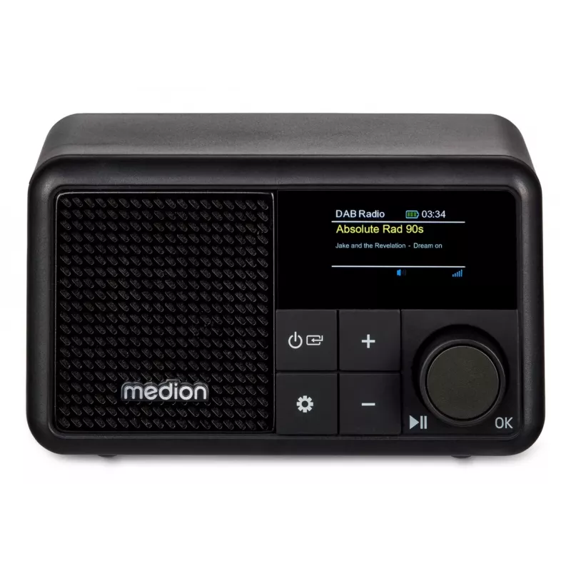 MEDION LIFE S66822 draagbare digitale radio zwart