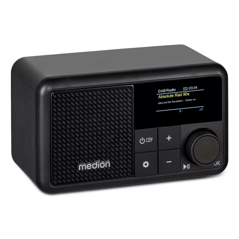 MEDION LIFE S66822 draagbare digitale radio zwart