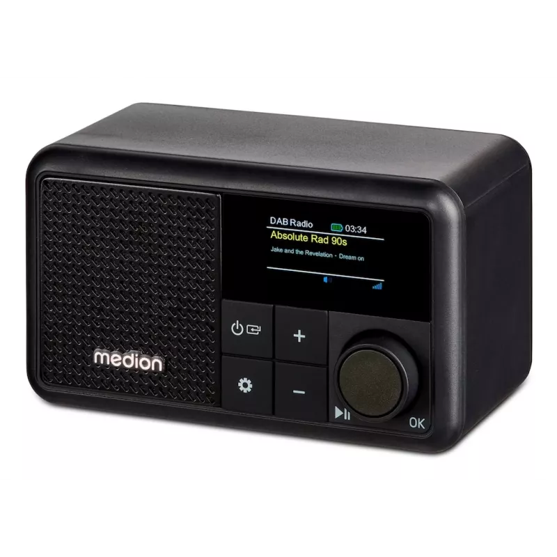 MEDION LIFE S66822 draagbare digitale radio zwart