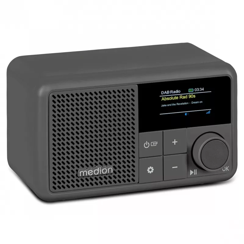MEDION LIFE S66822 draagbare digitale radio grijs