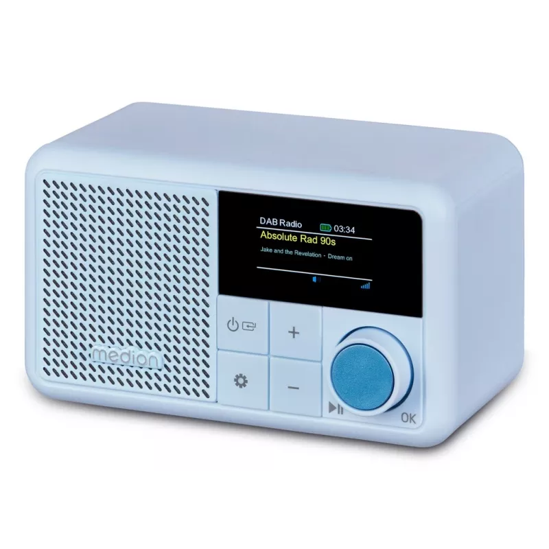 MEDION LIFE S66822 draagbare digitale radio aqua