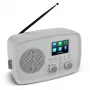 Internetradio MEDION 50078819 — DAB+/FM, Wi-Fi (802.11a/b/g), 5 W RMS, 2,4 inch TFT-display, grijs, Spotify-ondersteuning