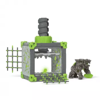 schleich ELDRADOR CREATURES BattleCave steenbreker, actie/avontuur, monsters en draken, steenwereld, 7 jaar, groen, grijs