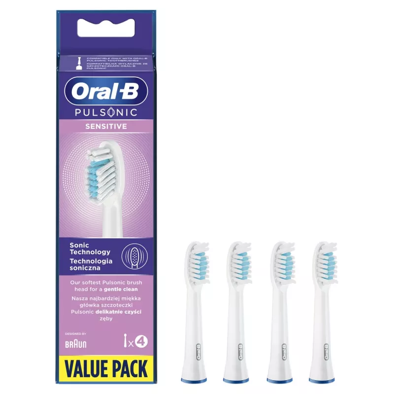 Oral-B Pulsonic Sensitive 4 stuks wit
