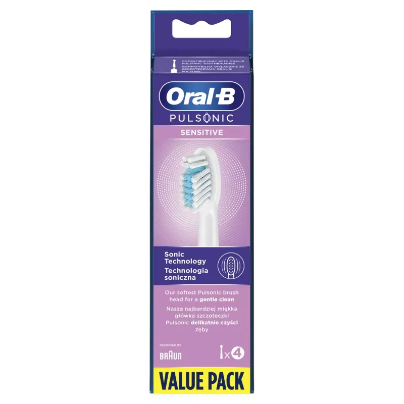 Oral-B Pulsonic Sensitive 4 stuks wit
