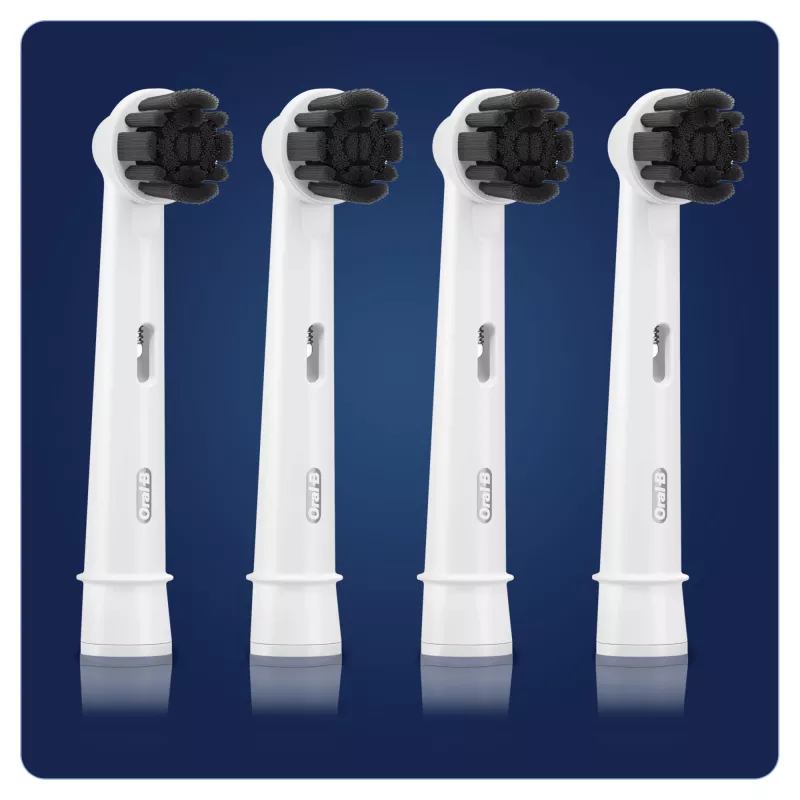 Oral-B Pure Clean opzetborstels, 4 stuks, wit (350053)
