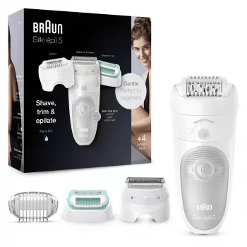 Braun Silk-épil 5 81770430 epileerapparaat 28 pincetten wit