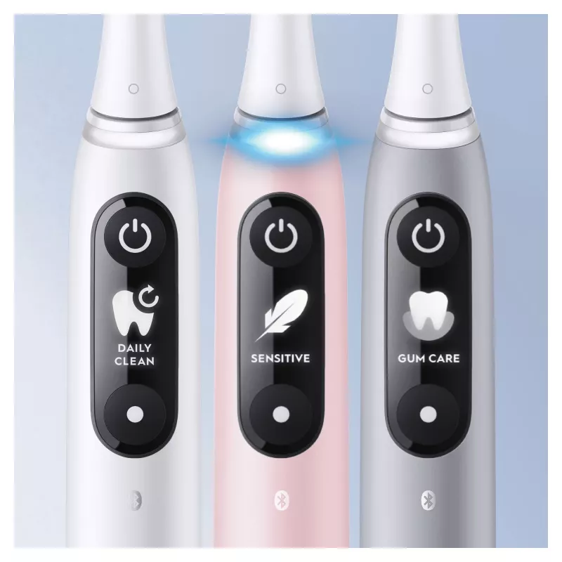 Oral-B iO 6S elektrische tandenborstel voor volwassenen roze, wit