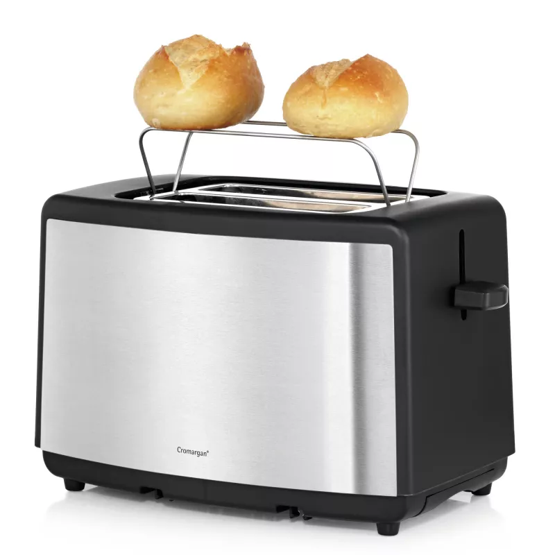 WMF Bueno 0414110011 7 2 plakje(s) 800 W zwart, zilver
