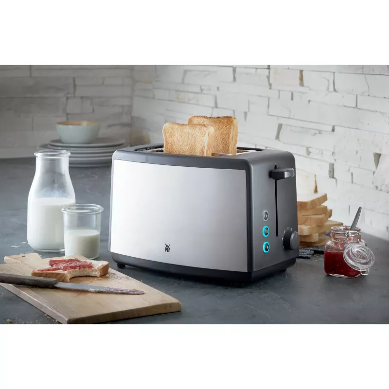 WMF Bueno 0414110011 7 2 plakje(s) 800 W zwart, zilver