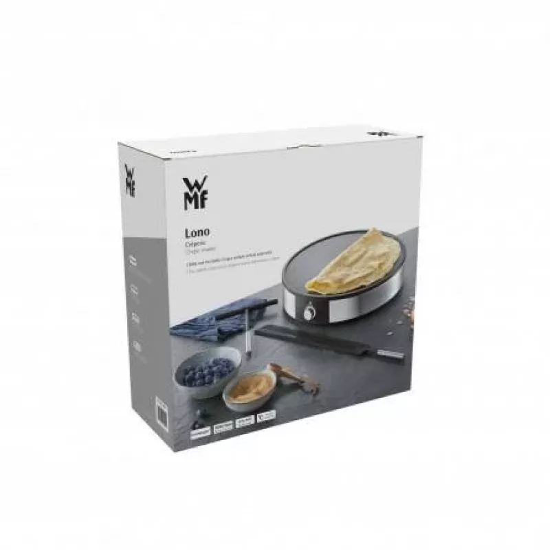 WMF Lono Crêperie crêpemaker 1 crêpe(s) 1600 W zwart, zilver