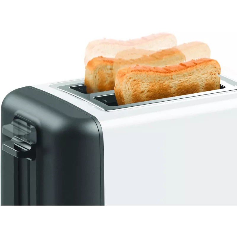 Bosch TAT3P421DE toaster 2 sneetjes 970 W zwart, wit