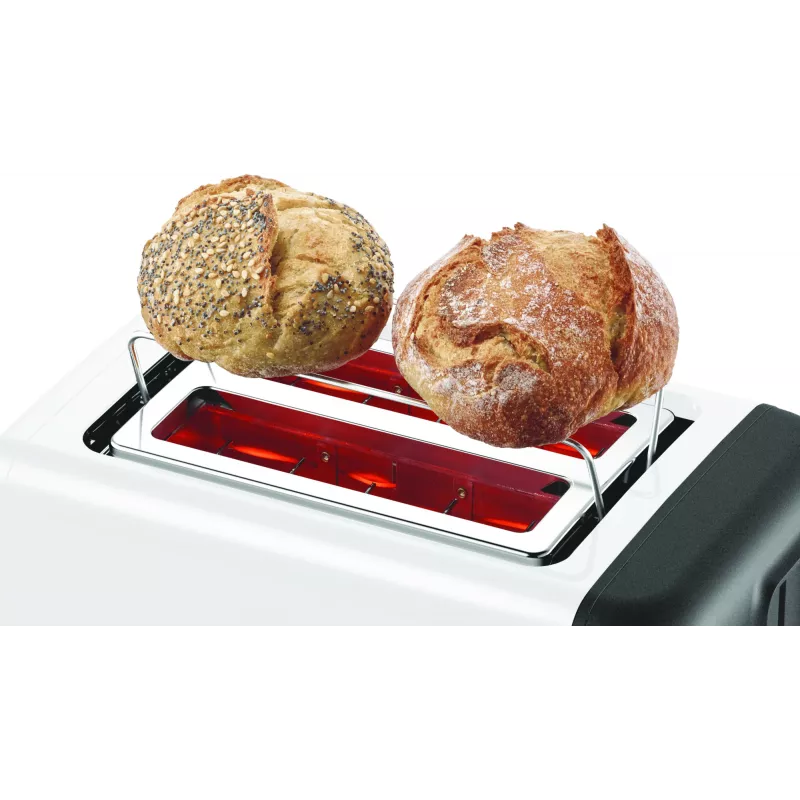 Bosch TAT3P421DE toaster 2 sneetjes 970 W zwart, wit