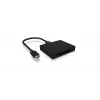 ICY BOX IB-CR402-C31 kaartlezer USB 3.1 (Gen 2) Type-C™ zwart