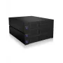ICY BOX IB-573SSK-12G 8,89 cm (3,5 inch) backplane zwart