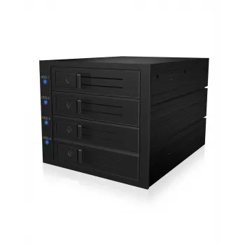 ICY BOX IB-574SSK-12G 8,89 cm (3,5 inch) backplane zwart