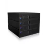 ICY BOX IB-574SSK-12G 8,89 cm (3,5 inch) backplane zwart