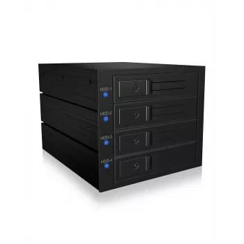 ICY BOX IB-574SSK-12G 8,89 cm (3,5 inch) backplane zwart