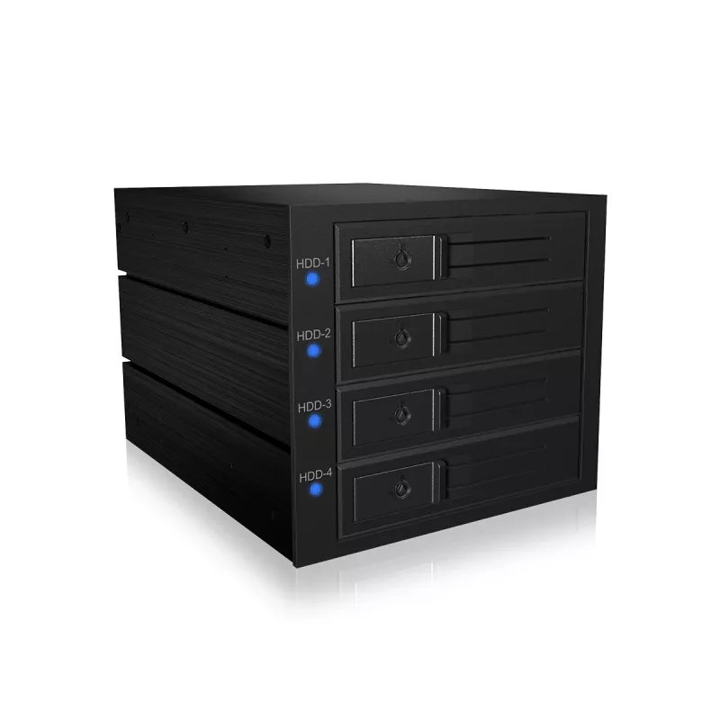 ICY BOX IB-574SSK-12G 8,89 cm (3,5 inch) backplane zwart