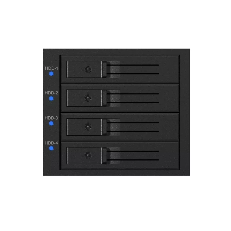 ICY BOX IB-574SSK-12G 8,89 cm (3,5 inch) backplane zwart