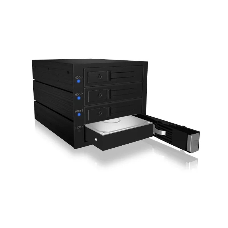 ICY BOX IB-574SSK-12G 8,89 cm (3,5 inch) backplane zwart
