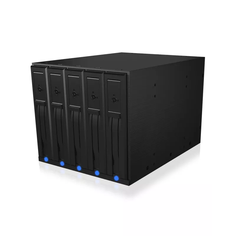 ICY BOX IB-575SSK-12G 8,89 cm (3,5 inch) backplane zwart