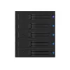 ICY BOX IB-575SSK-12G 8,89 cm (3,5 inch) backplane zwart