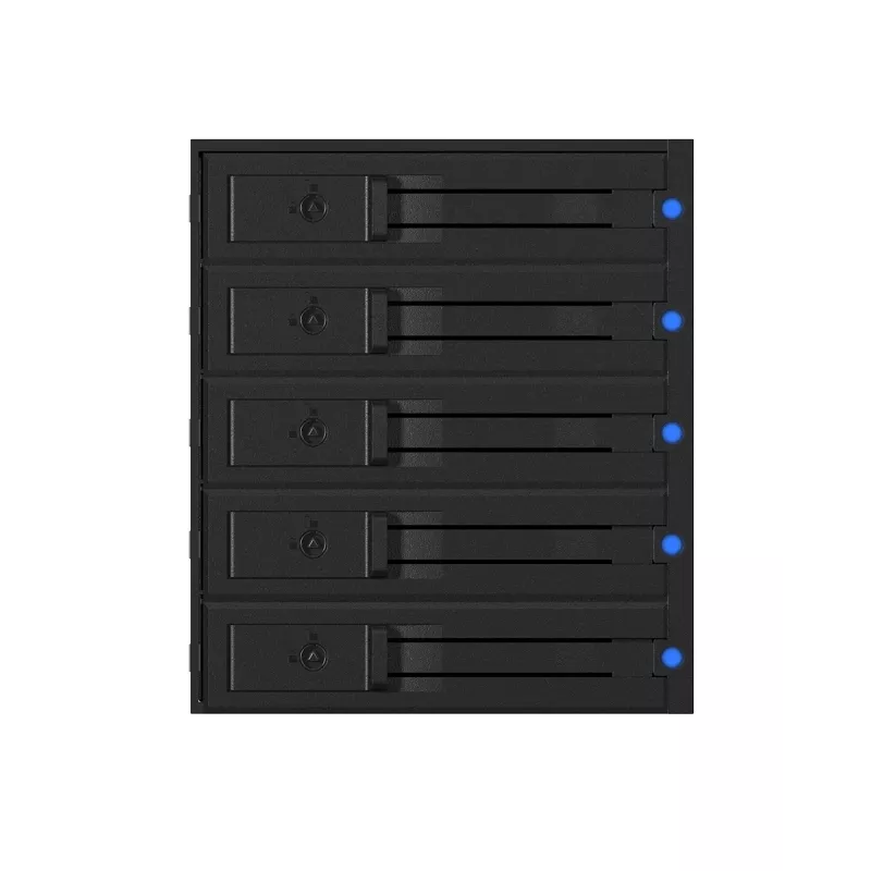 ICY BOX IB-575SSK-12G 8,89 cm (3,5 inch) backplane zwart