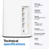 Linksys AX5400 Whole Home Mesh WiFi 6 dual-band systeem, 2-pack