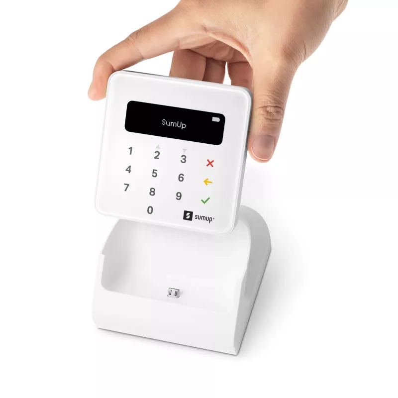 SumUp Air en laadstation, Bluetooth, near field communication (NFC), 1 m, wit, 141 g