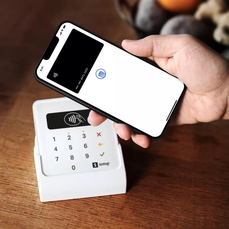 SumUp Air en laadstation, Bluetooth, near field communication (NFC), 1 m, wit, 141 g