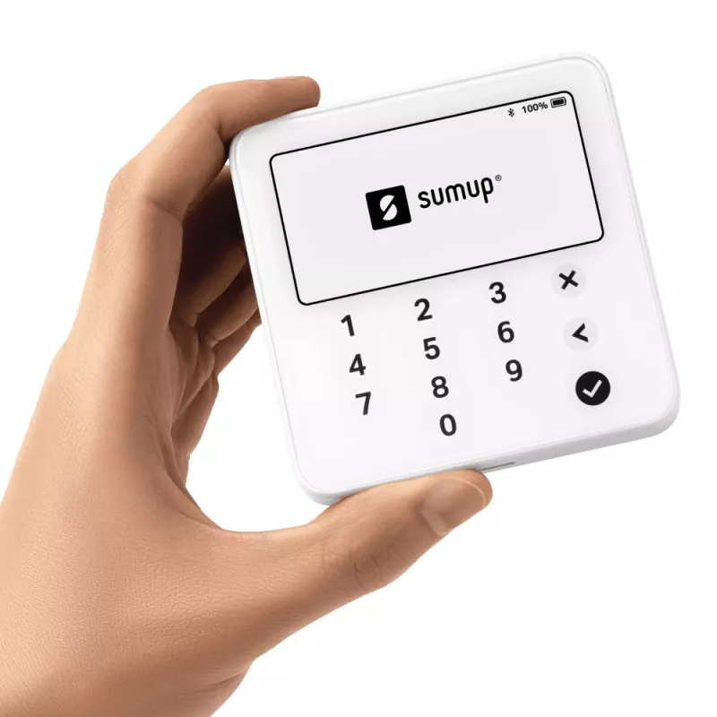 SumUp Solo Lite intelligente kaartlezer batterij Bluetooth wit