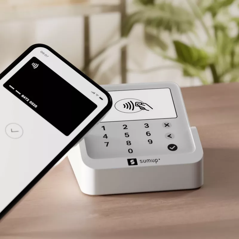 SumUp Solo Lite smartcardlezer batterij wit