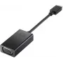 HP USB-C-naar-VGA-adapter, zwart, China, Windows 10, Windows 11, ChromeOS, zakelijk, 0 - 40 °C