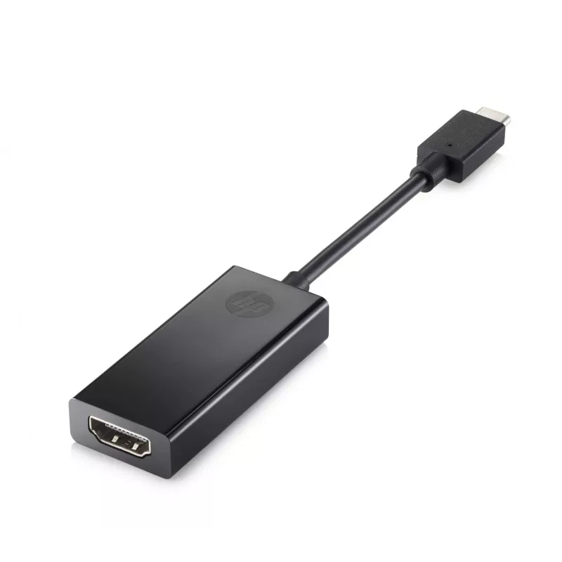 HP USB-C-naar-VGA-adapter, zwart, China, Windows 10, Windows 11, ChromeOS, zakelijk, 0 - 40 °C