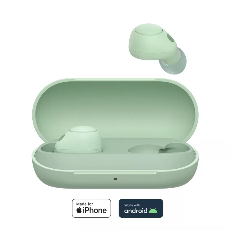 Sony WF-C700N headset True Wireless Stereo (TWS) in-ear bellen/muziek Bluetooth groen