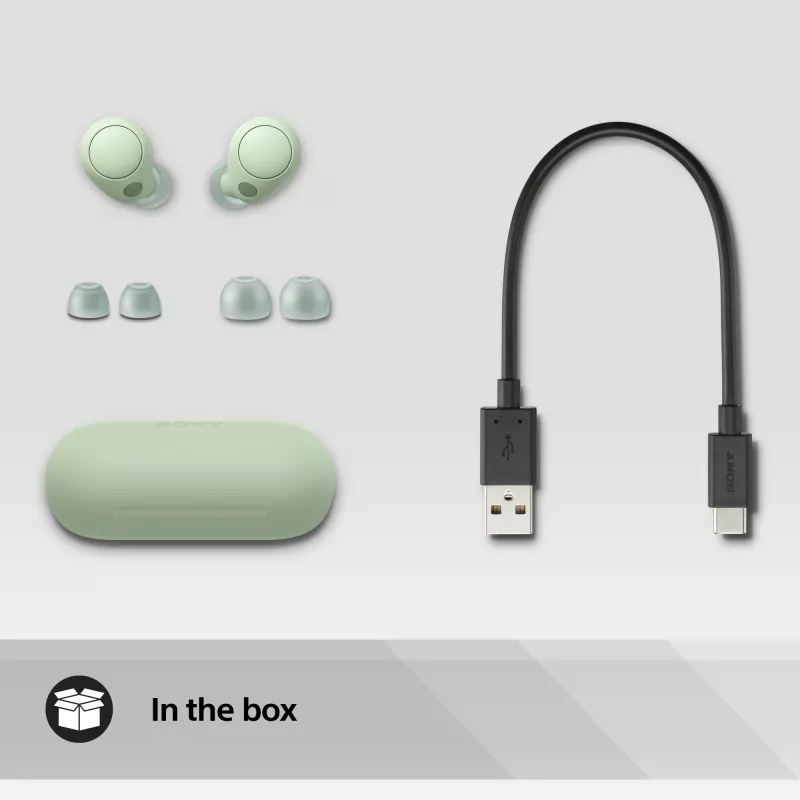 Sony WF-C700N headset True Wireless Stereo (TWS) in-ear bellen/muziek Bluetooth groen