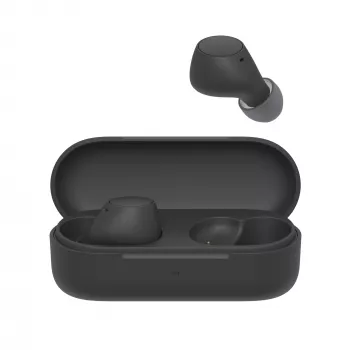 Headset Sony WF-C510 in-ear True Wireless oordopjes, Bluetooth 5.3, IPX4, 6 mm driver, 22 uur accu (met oplaadcase) — zwart