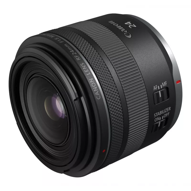 Canon Wide-Angle RF 24 mm F1.8 Macro IS STM camera-objectieven, zwart