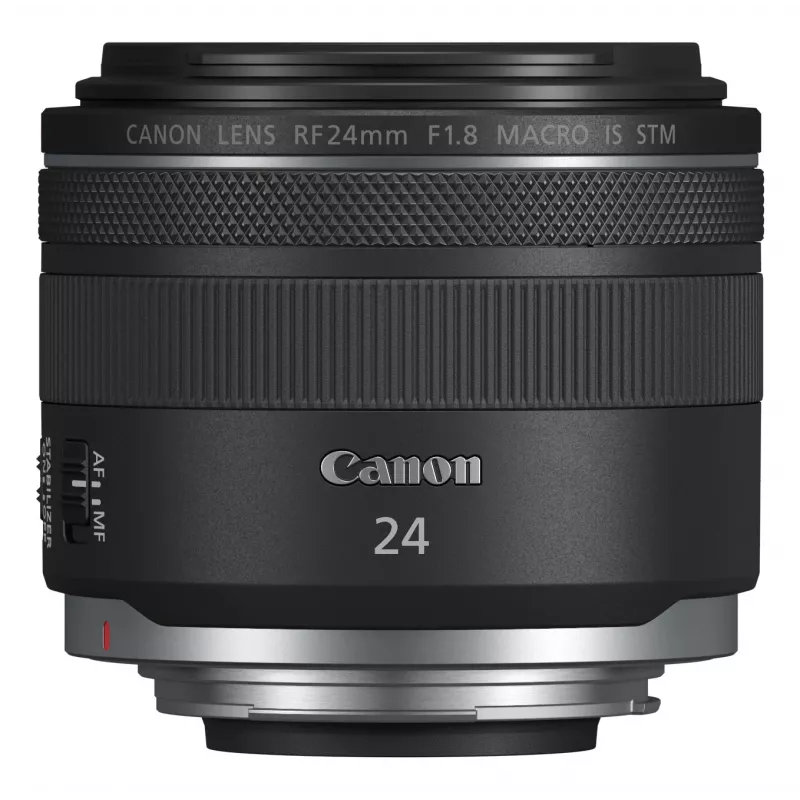 Canon Wide-Angle RF 24 mm F1.8 Macro IS STM camera-objectieven, zwart